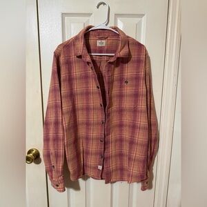 Plaid Button-Up Shirt